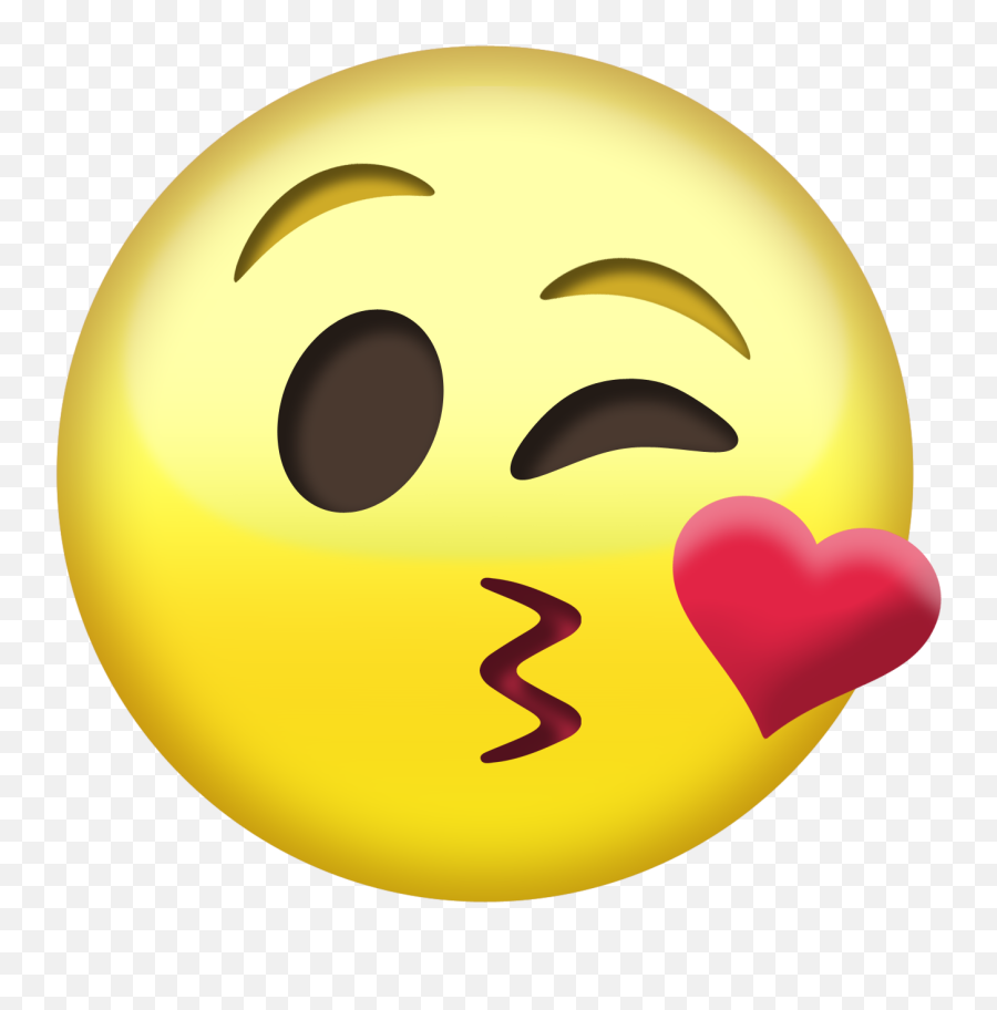 Kiss Emoji Png Transparent - Emoticon Clipart Full Size Emoji Image For Whatsapp Dp,Printable Emojis