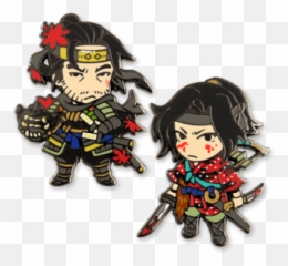 Playstation - Fangamer Chibi Jin Ghost Of Tsushima Emoji,Animated Bloodborne Emoji