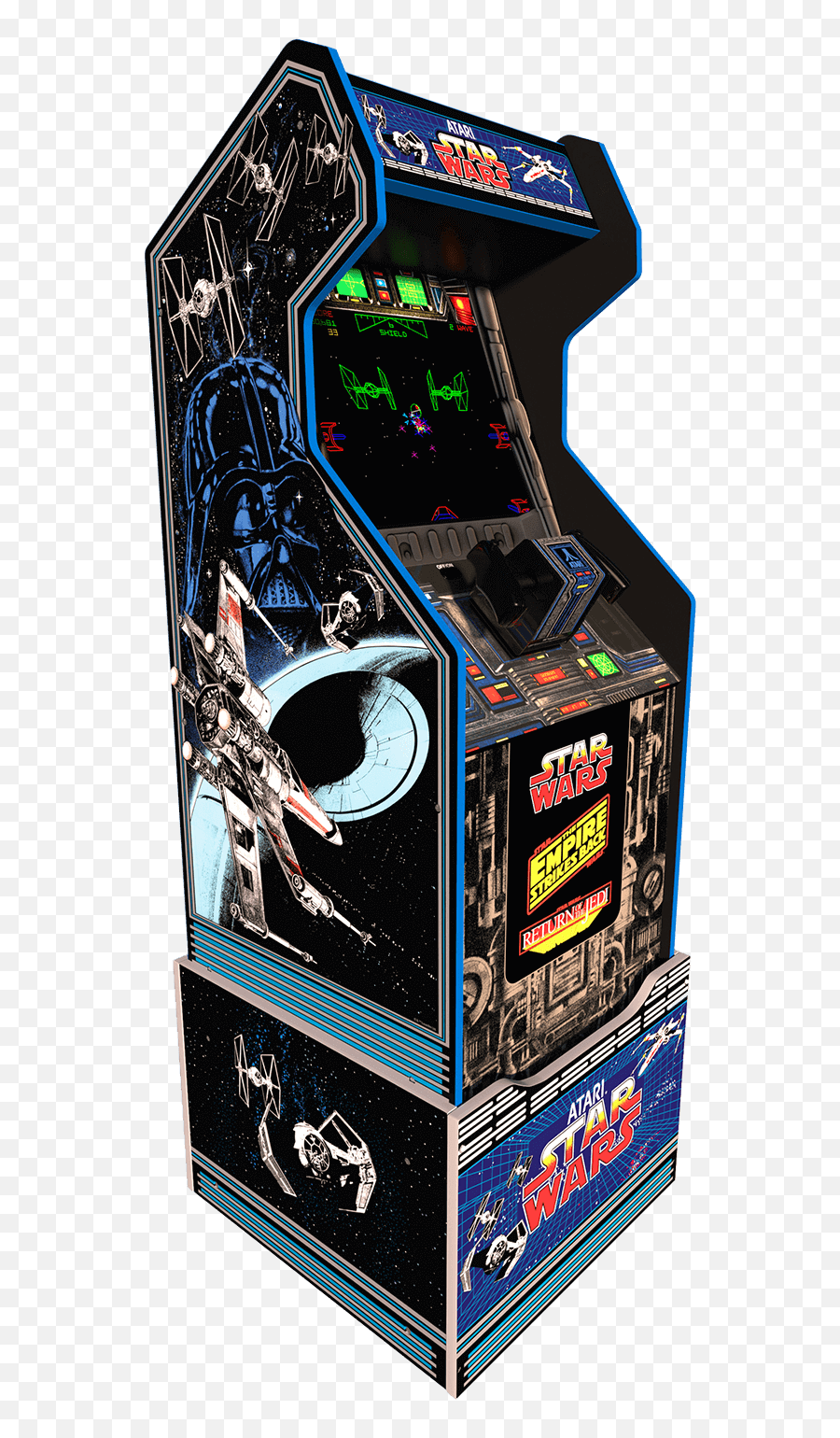 Star Wars Arcade Machine With Original Games Available To - Star Wars Arcade Cabinet Emoji,Star Wars There Is No Emotion