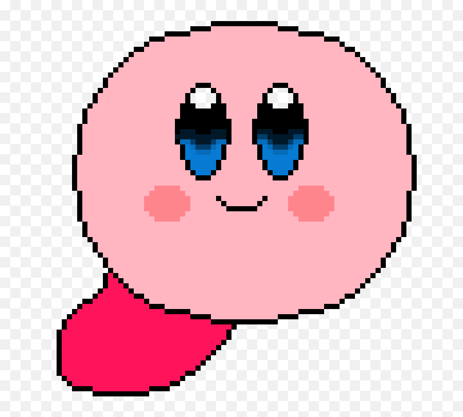Pixel Art Gallery Emoji,Text Emoticon Sad Kirby