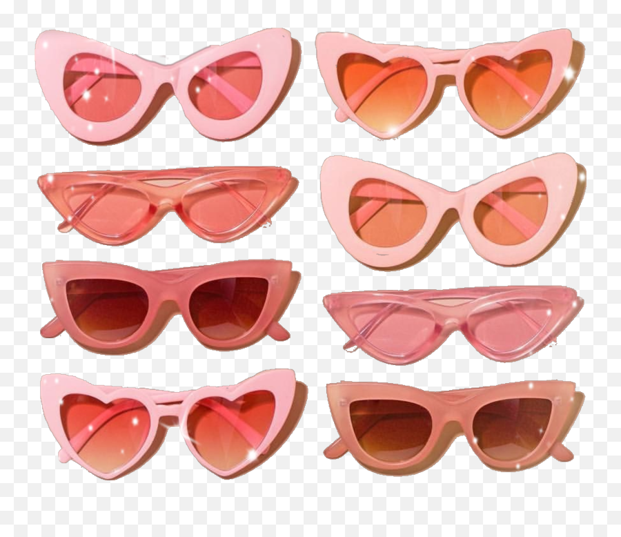 The Most Edited Sunglasses Picsart - Pink Vintage Aesthetic Emoji,Put On Sunglasses Emoji