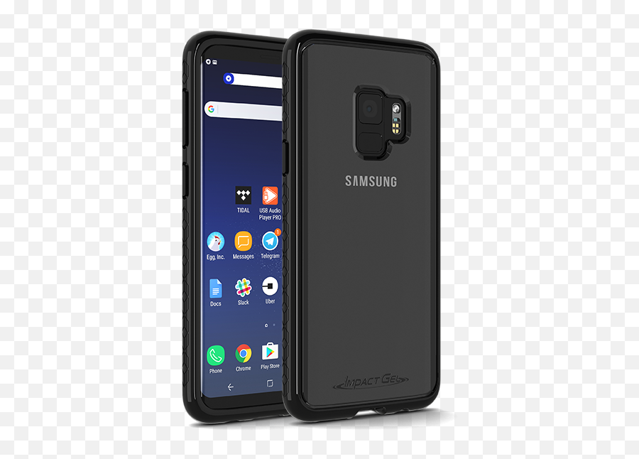 Impact Gel Crusader Series Case For Samsung Galaxy S9 - Clearblack Emoji,Format Telegram Posts With Emoticons