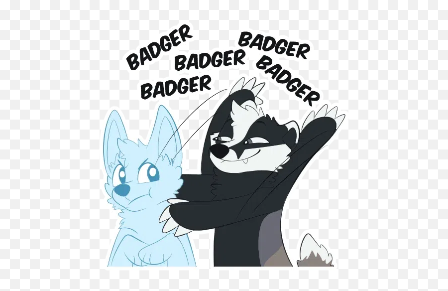 Badger Sticker Pack - Stickers Cloud Emoji,Badger Emoji