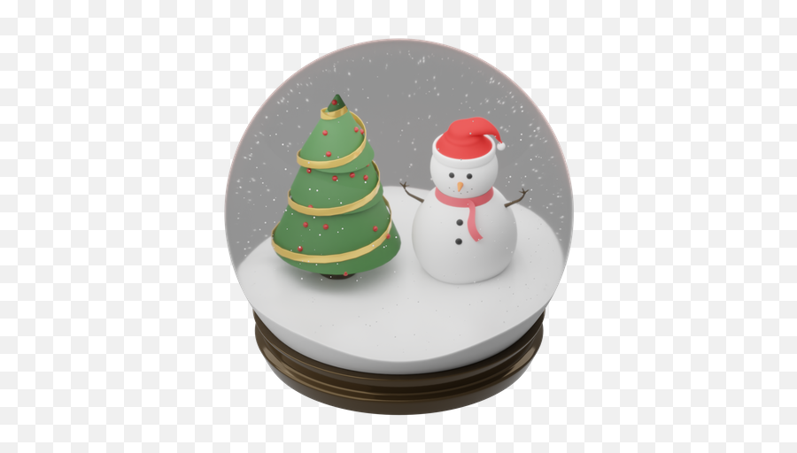 Premium Christmas Snowman 3d Illustration Download In Png Emoji,Snowflake And Snowman Discord Emoji