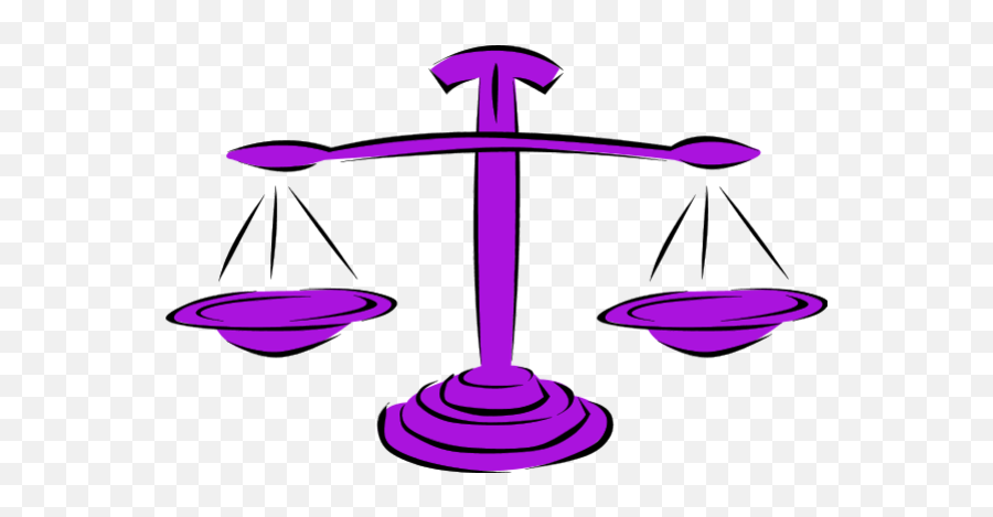 Case Law Clipart - Clip Art Library Purple Balance Scale Emoji,Libra Scale Emoji