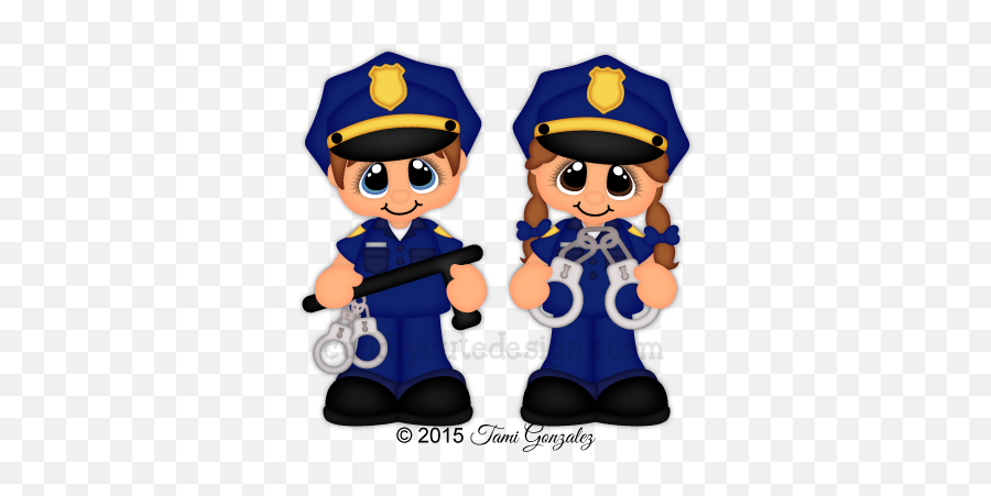 Career Cuties - Police Officer Dibujo Emoji,Cop Emoji