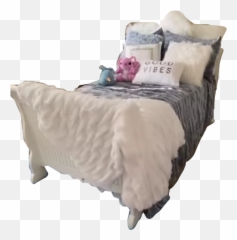 Goodvibes Beds Sticker - Full Size Emoji,Purple Emoji Bedding