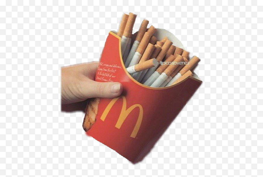 Mcdonalds Smoke Cigarettes Sticker - Mcdonalds Cigarettes Emoji,Mcdonalds Emoji 7