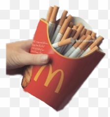 Mcdonalds Smoke Cigarettes Sticker - Mcdonalds Cigarettes Emoji,Mcdonalds Emoji 7