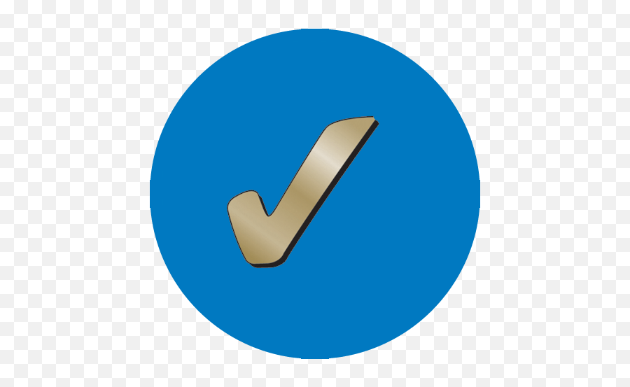Customised Tick Stickers Blue 35 Per Sheet 37mm - Horizontal Emoji,Blue Checkmark Emoji