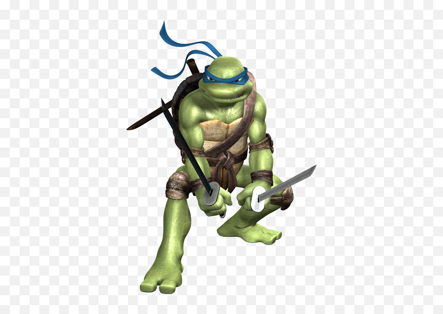 Download Image Movie Leo Png Tmntpedia Fandom Powered By - Leonardo Tmnt 2007 Png Emoji,Ninja Emoji Png