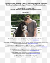 Pdf The Effectiveness Of Equine Guided Leadership Education - Photo Caption Emoji,Horse Emotions