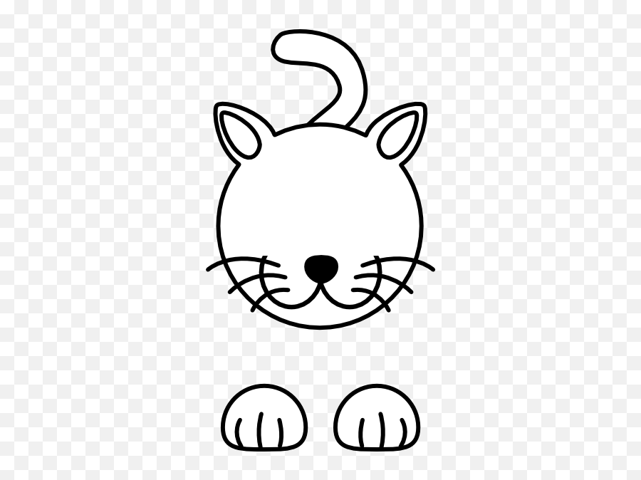 Cartoon Animal Png Black And White Emoji,Birrete Emoticon Fb