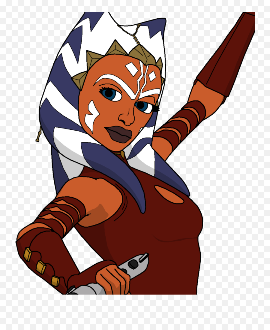 Ahsoka Tano - Fictional Character Emoji,Tv Characters Sith Lots Of Emotion