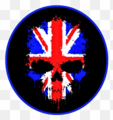The Most Edited - Union Jack Skull Emoji,Britian Emojis