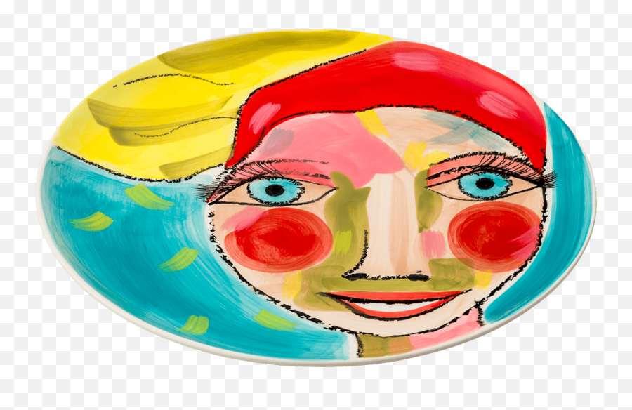 Olivia U2013 Side Plate U2013 Artist Lady U2013 Sophistik8 - Dot Emoji,Facebook Teacup Emoticon