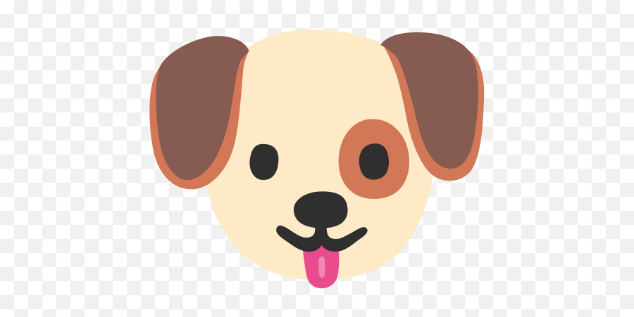 Dog Face Emoji - Cara De Perro Dibujo,Puppy Emoji