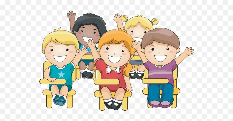 Cute Kids Png Transparent - Cartoons Children At School Emoji,Png Funny Emojis For Kids