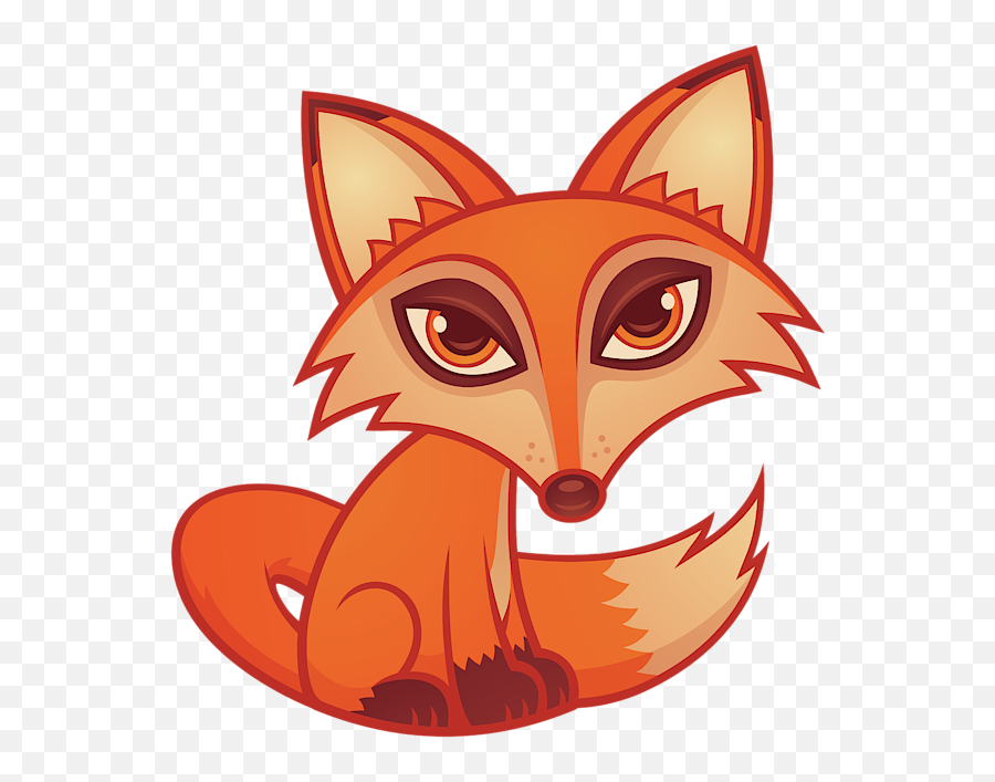 Cartoon Red Fox Face Mask - Caricatura De Una Zorra Emoji,3d Noseface Emoticon