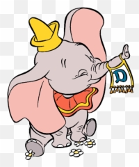 Disney Dumbo Art Cute Disney Drawings - Cute Dumbo Clip Art Emoji,Dumbo Remake Emotions