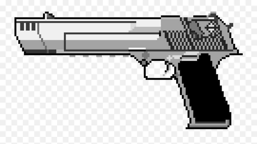 Pixel Art Gallery - Deagle Pixel Art Emoji,Deagle Emoticon