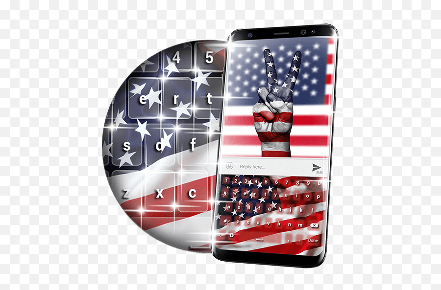 American - Langue Des Etats Unis Emoji,Keyboard American Flag Emoji