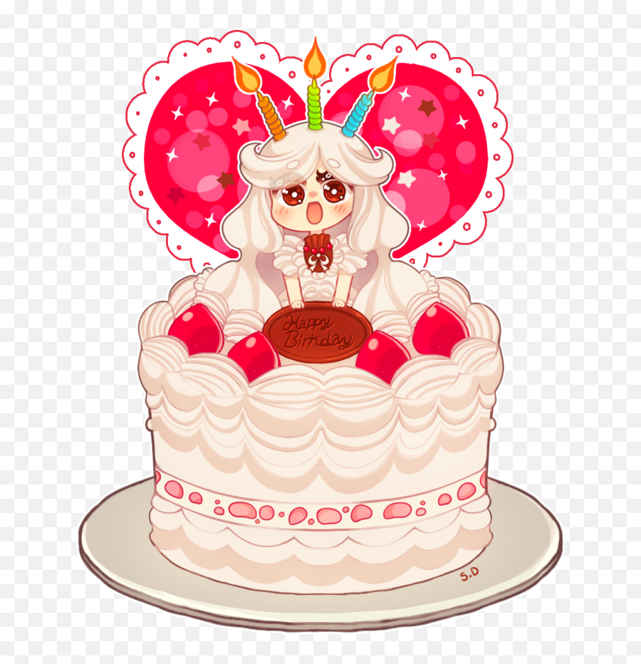 Birthday Cake Emoji Png - Chibi Birthday Cake,Cake Emoji