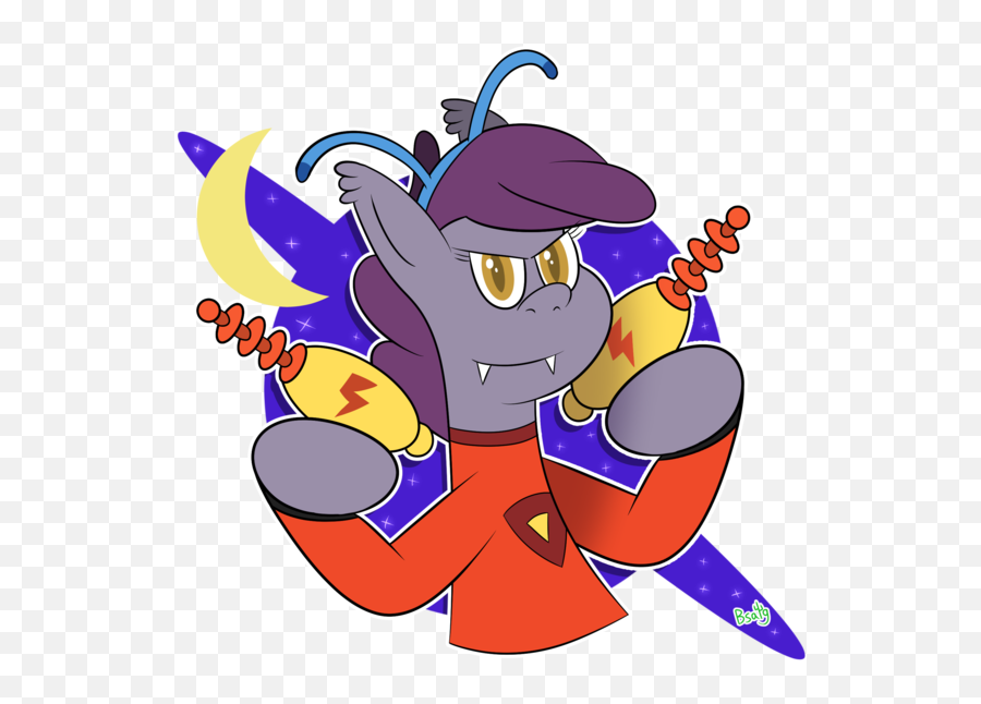 Bsalg93 Bat Pony Gun Laser Gun Lilo - Fictional Character Emoji,Laser Cannon Emoticon