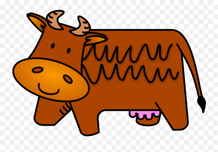 Clipart Man Cow Clipart Man Cow - Brown Cow Clipart Emoji,Cow And Man Emoji