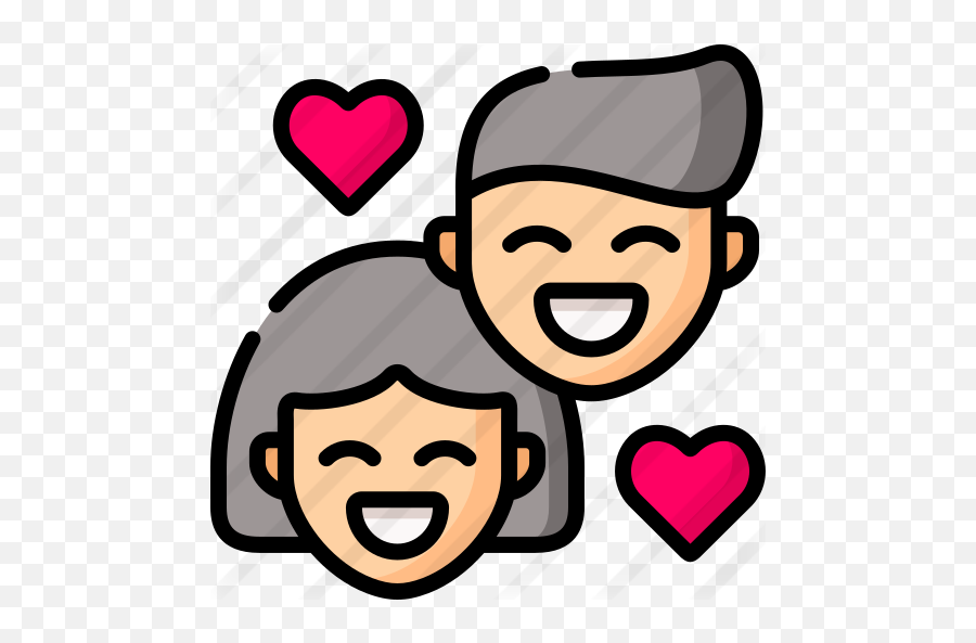 Couple - Free Love And Romance Icons Happy Emoji,Real Life Emojis] Cou[ple
