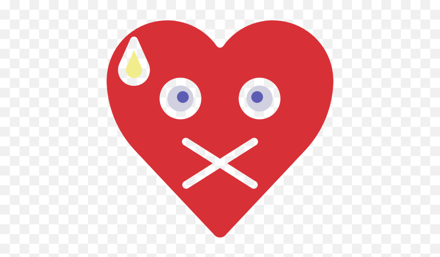 Emoji Emotion Heart Mute Silence - Hyde Park,Mute Emoji