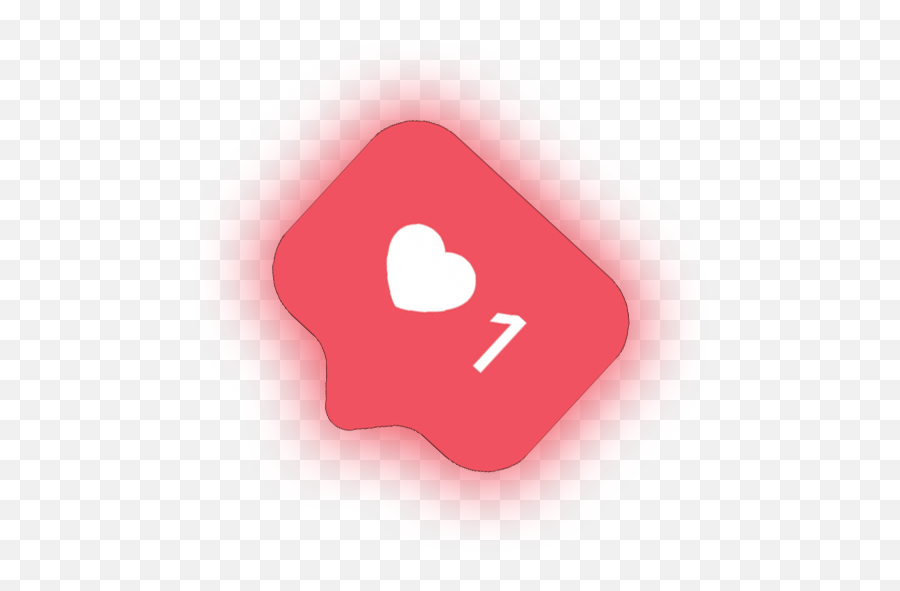 Instagram Ig Heart Like Sticker - Instagram Like Png Background Emoji,Red Light Emoji