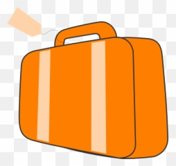 Download Orange Suitcase Clipart - Suit Case Png Animated Emoji,Luggage Emoji