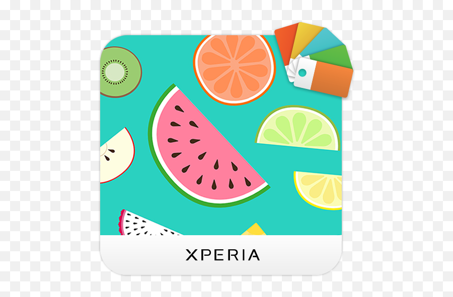 Xperia Fruit Salad Theme Apk Download - Free App For Xperia Fruit Salad Theme Emoji,Google Salad Emoji