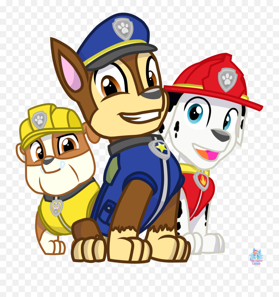 Rubble Chase Marshall U2013 Paw Patrol Png Png Mart Emoji,Eevee Emojis