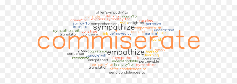 Commiserate Synonyms And Related Words What Is Another Emoji,Verbs Of Emotion And Verbs Of