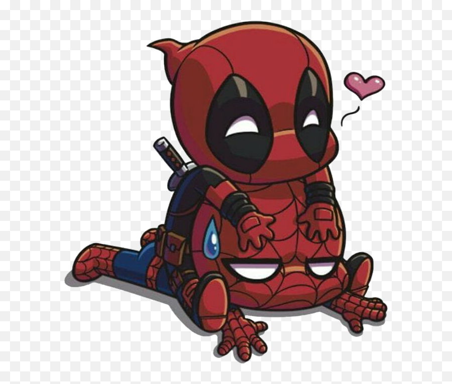 Spiderman And Deadpool Png Pic Png Mart Emoji,Deadpool Emojis Background