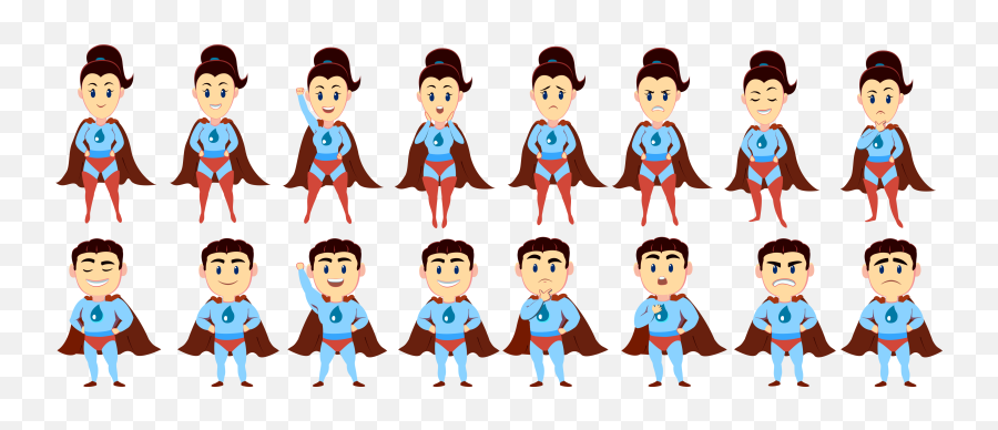 Superwater Heroes By Live Typing On Dribbble Emoji,Emotion Superheroes