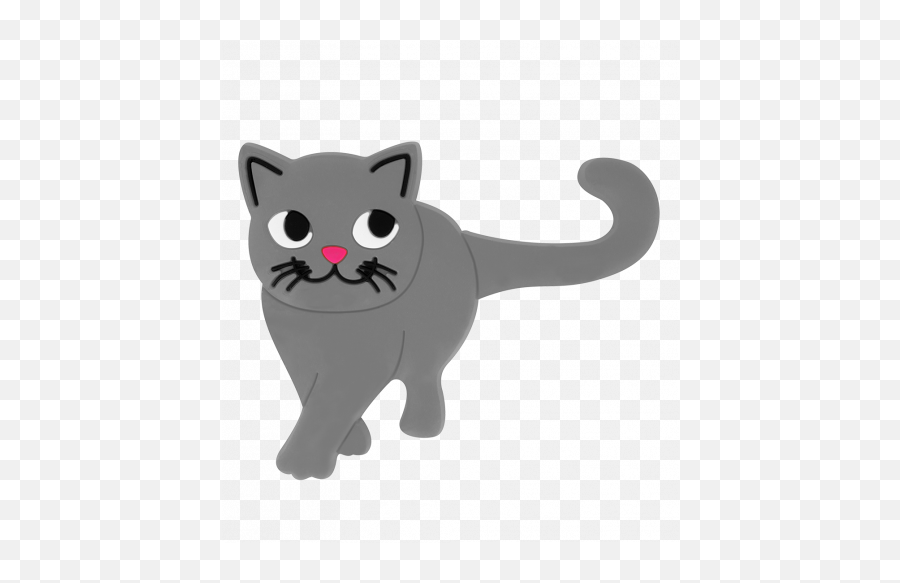 Magnetic Hook - Anicat Pylones Emoji,Cute White Cat Emojis