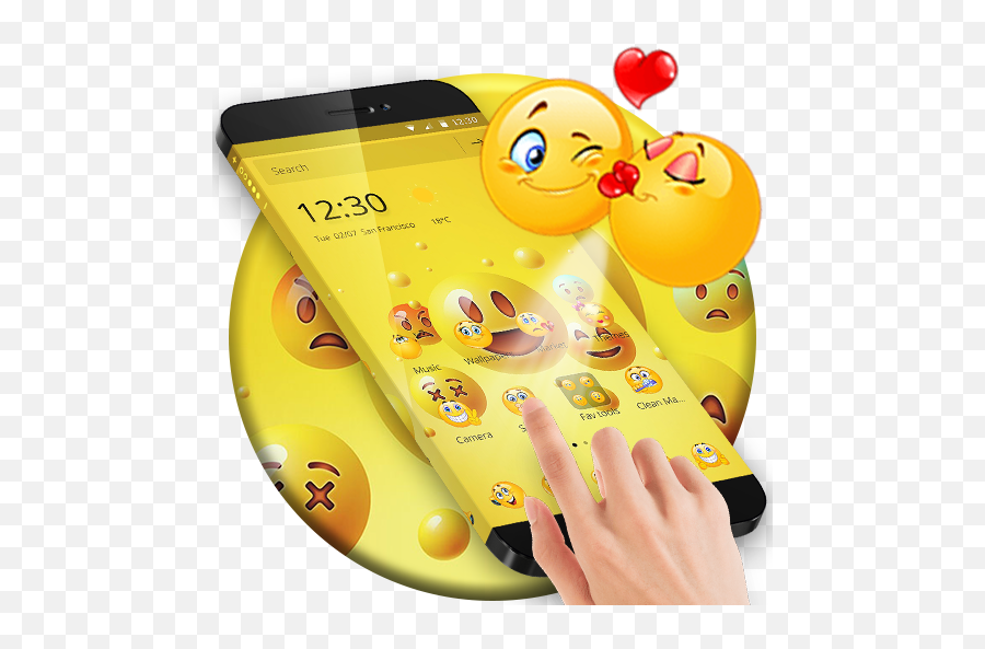 Cute Smiley Funny Emoji Theme Old - Smartphone,Funny Emoji