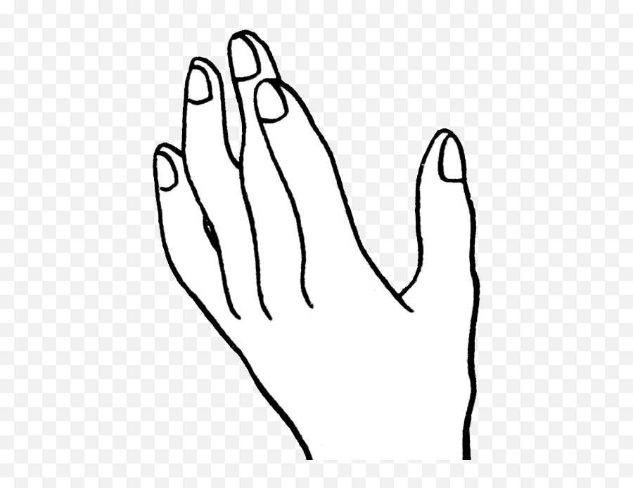 Kmos Emoji,White Praying Hands Emoji