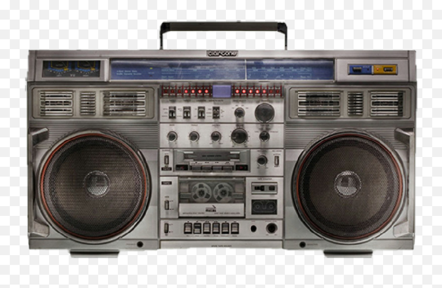 Boombox 80s Stereo Radio Sticker - Old Boomboxes Emoji,Stereo Emoji