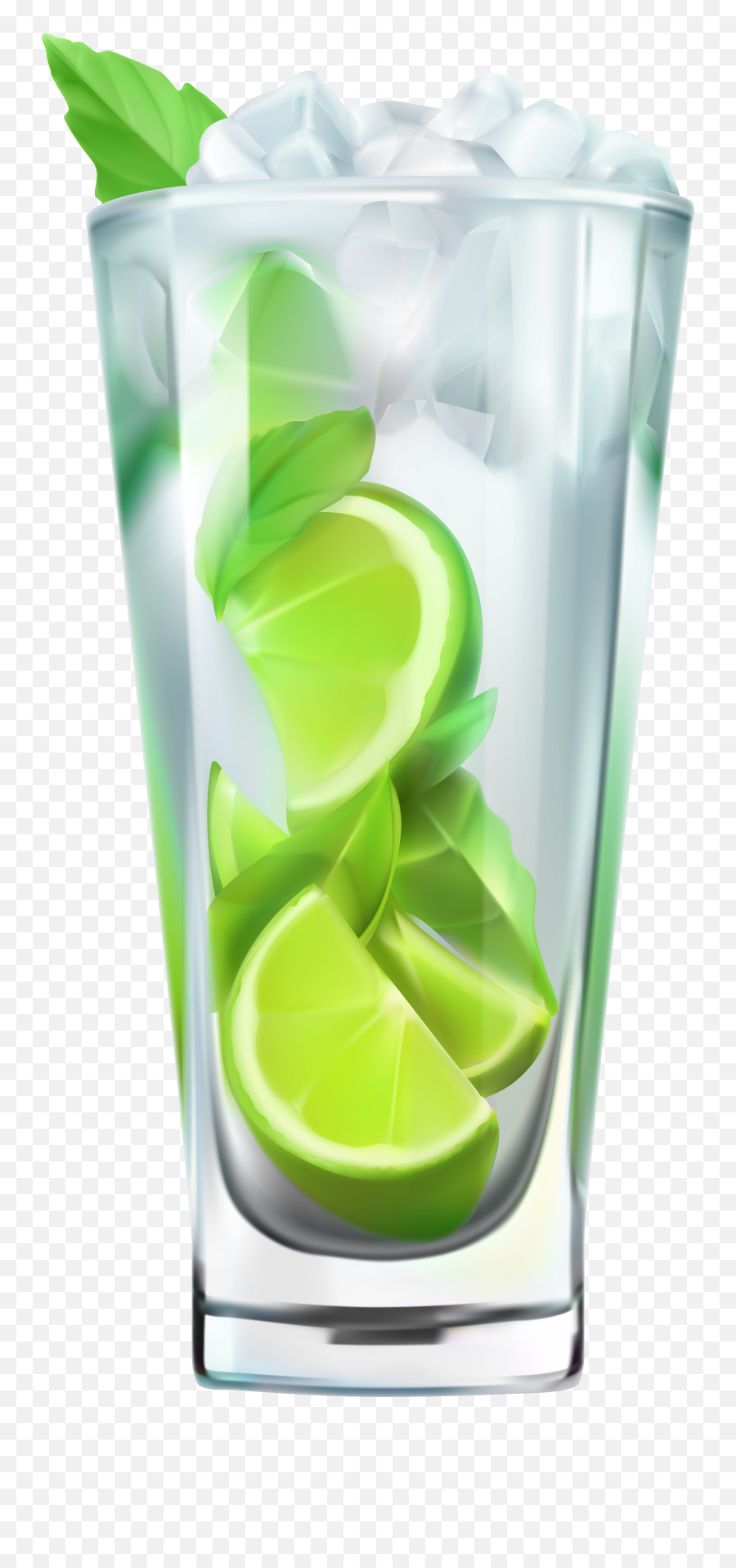 Cocktail Clipart Mojito Cocktail - Key Lime Emoji,Mojito Emoji