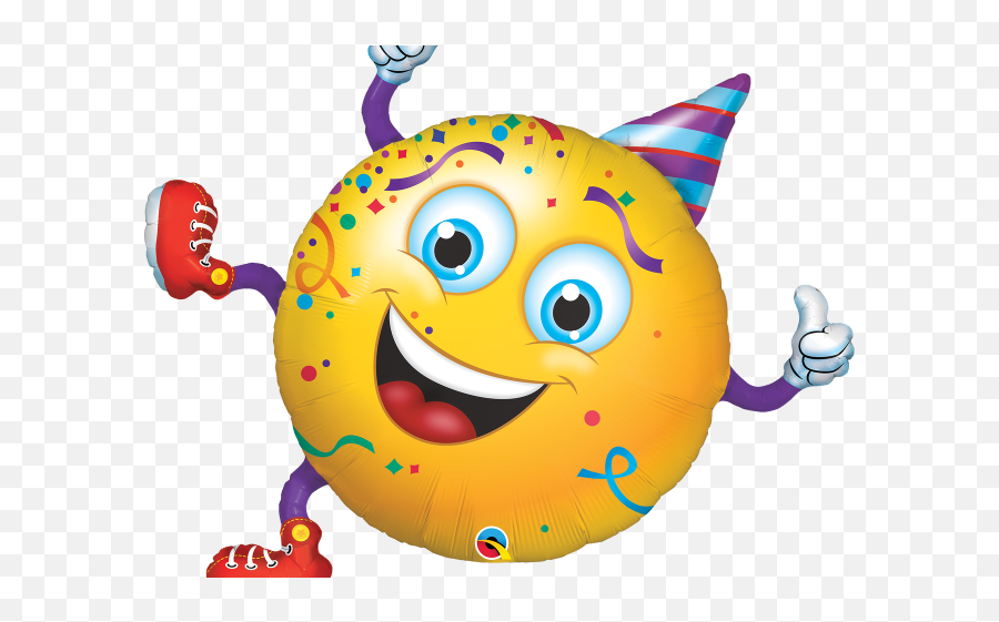 Smileys Clipart Balloon - Balloon Clipart With Smiley Face Emoji,Emoticon Balloons