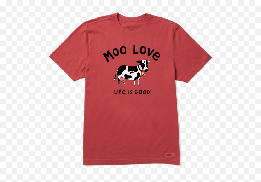 Mens Moo Love Crusher Tee - Short Sleeve Emoji,Goat Emoji Shirt