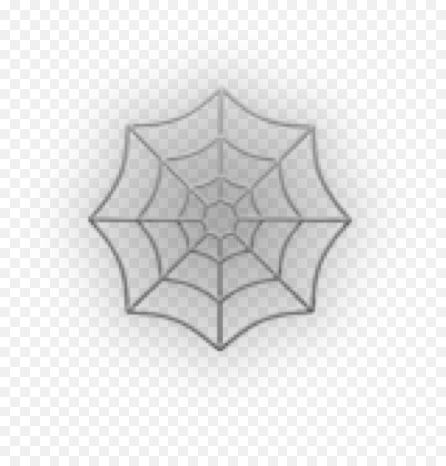 Spider Spiderweb Web Emoji Sticker - Simple Spider Web Drawing,Spider Emoji