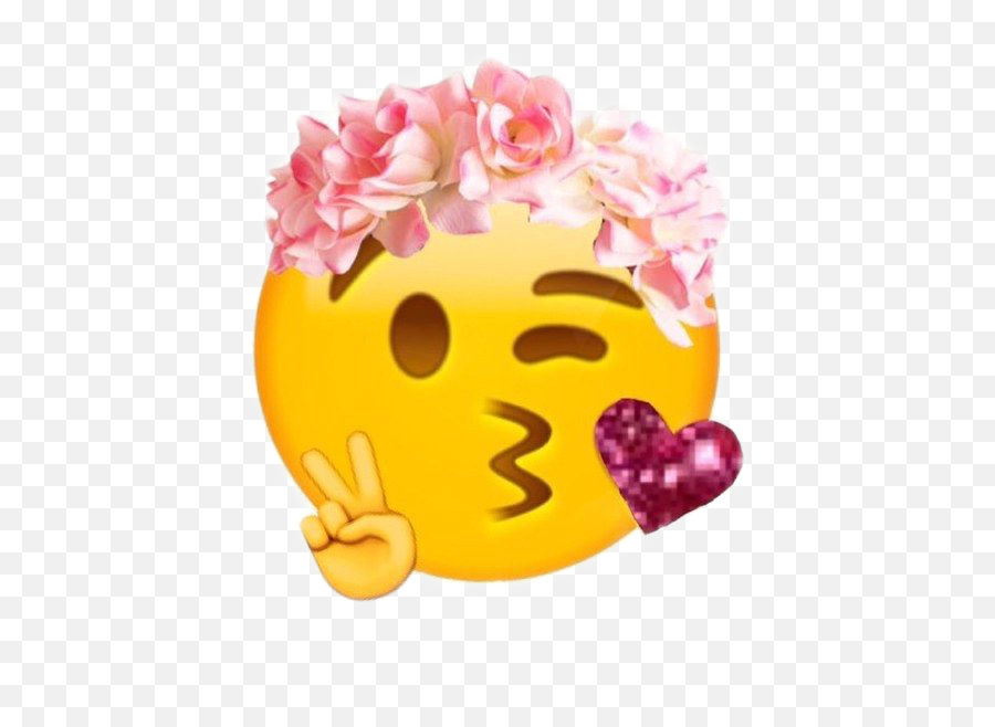 Emoji Sticker - Transparent Flower Crown Pdf,Emoji C++