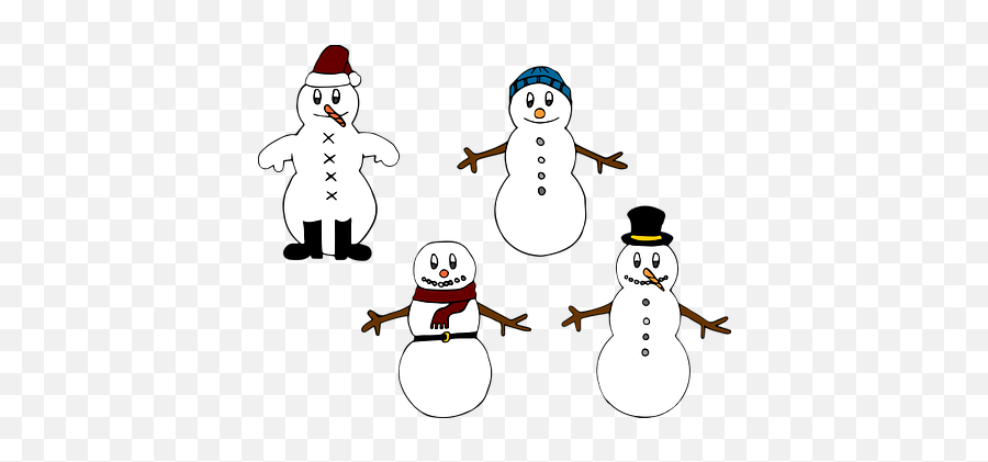 Over 100 Free Snowman Vectors - Pixabay Pixabay Snowman Emoji,Snowman Emoji