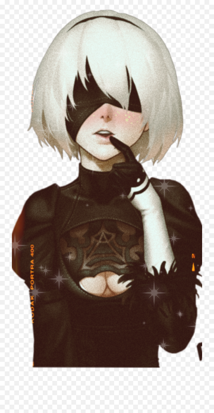 Nier Nierautomata 2b Sticker - 2b Nier Automata Emoji,Nier Automata Emoji