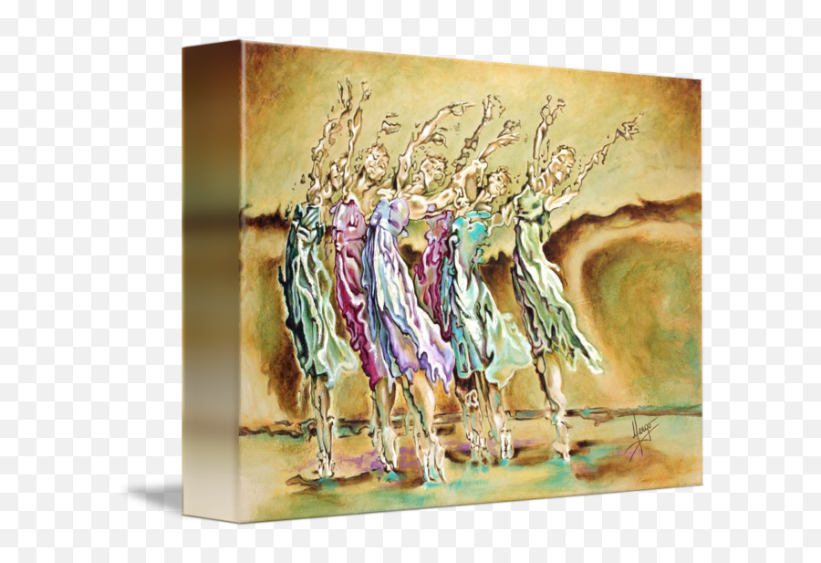 Dance Motion - Painting Movement And Dance Emoji,Powerful Emotions Paintings
